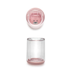 Pahar copii design interior urs, 145 ml, roz, Melii - Publisol.ro