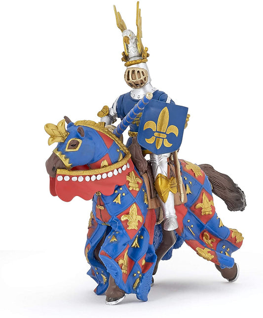 Papo figurina cavaler crin albastru, Papo - Publisol.ro