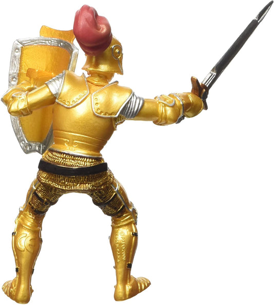 Papo figurina cavaler in armura aurie, Papo - Publisol.ro