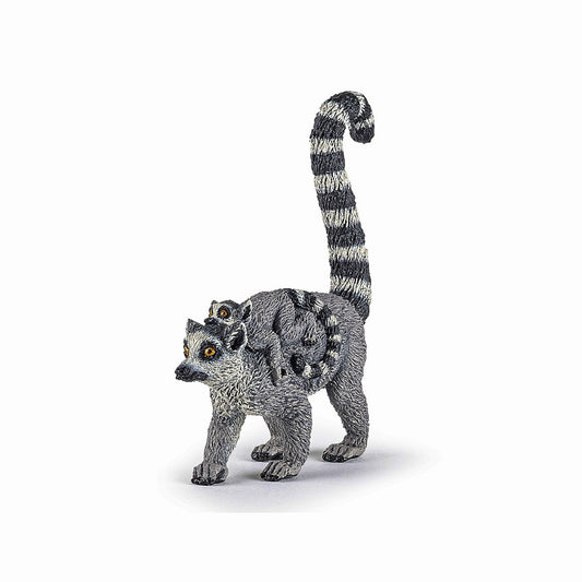 Papo figurina lemur cu pui, Papo - Publisol.ro