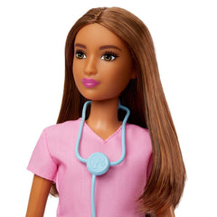 Papusa Barbie asistenta medicala satena - Publisol.ro