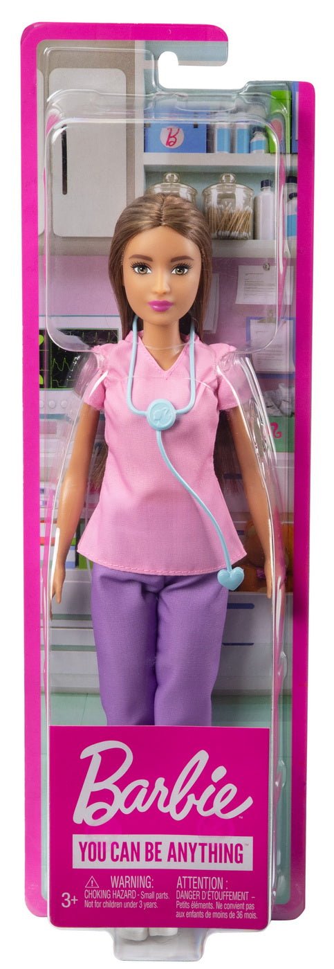 Papusa Barbie asistenta medicala satena - Publisol.ro