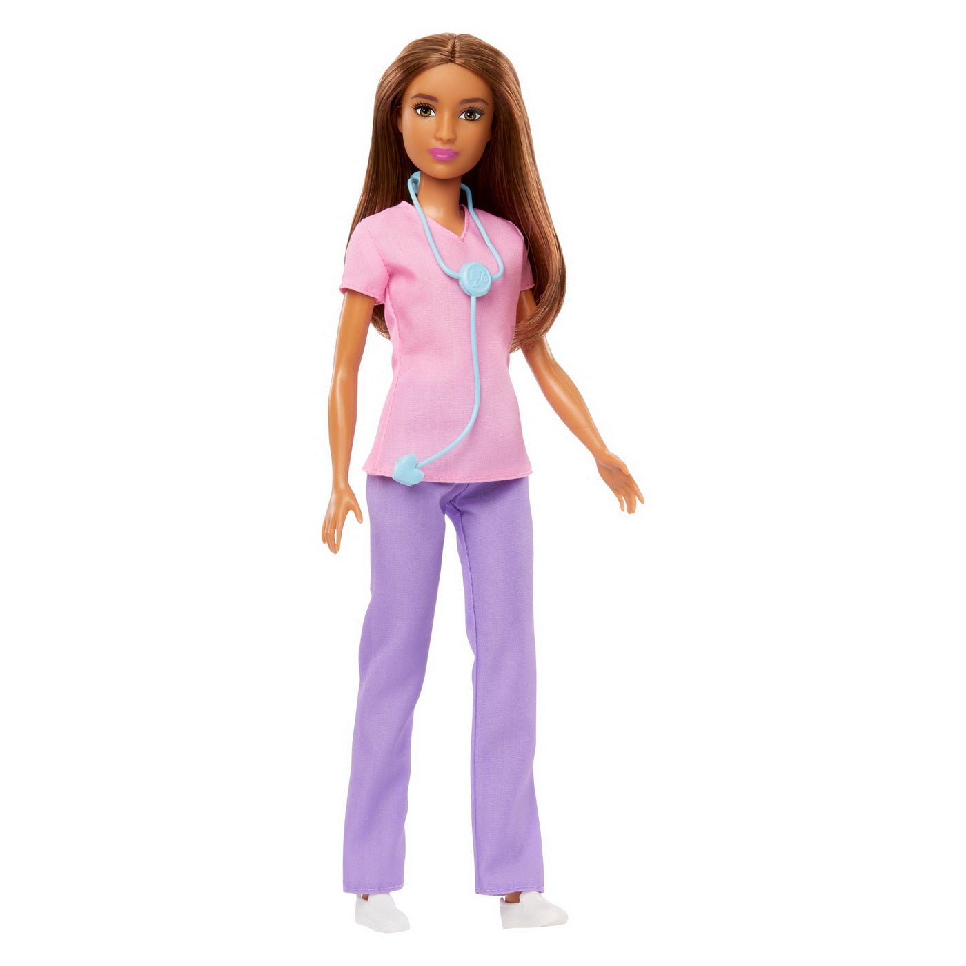 Papusa Barbie asistenta medicala satena - Publisol.ro
