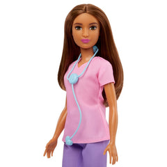 Papusa Barbie asistenta medicala satena - Publisol.ro