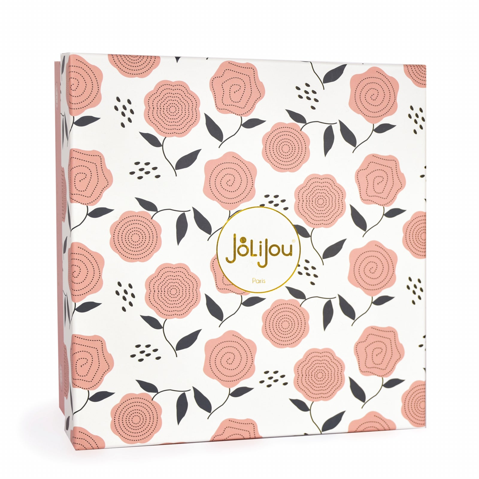 Papusa Eva, 30 cm, material textil, roz - Jolijou - Publisol.ro