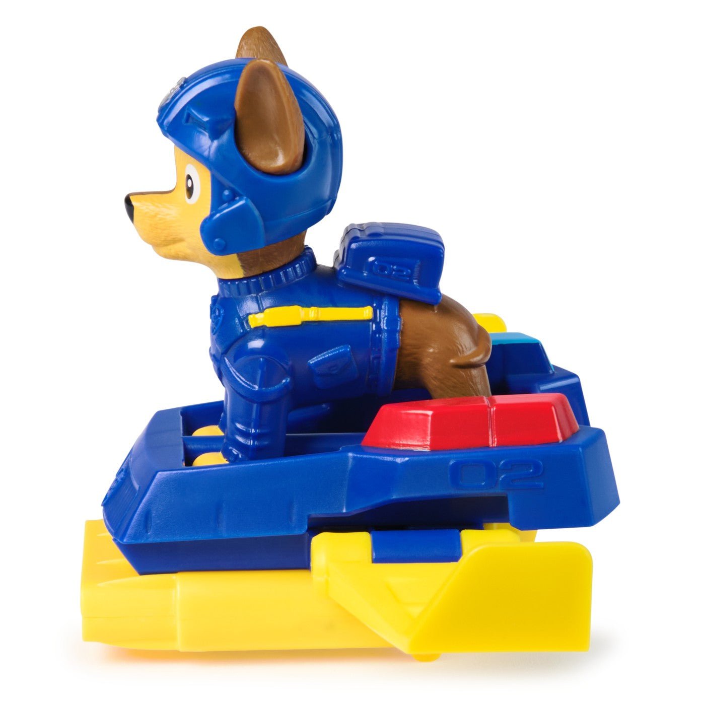 Patrula catelusilor action pups set vehicul de salvare hoverboard si figurina Chase 5 cm - Publisol.ro