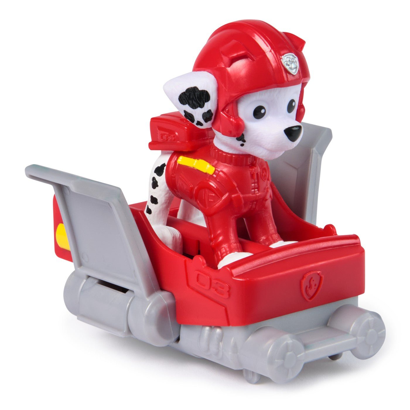 Patrula catelusilor action pups set vehicul de salvare hoverboard si figurina Marshall 5 cm - Publisol.ro