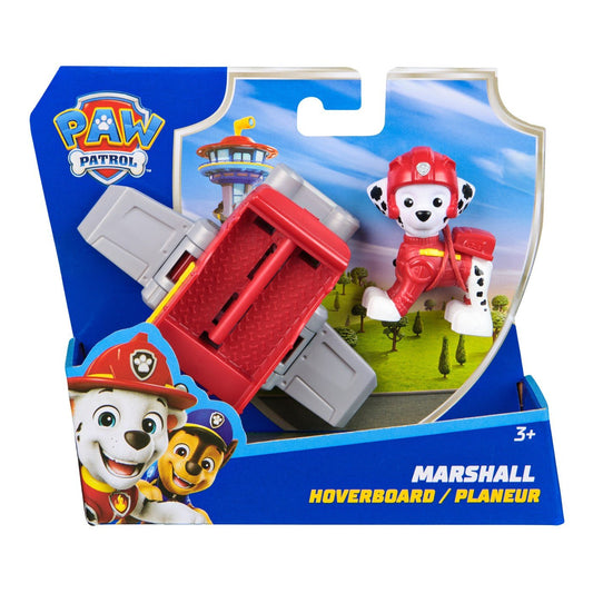 Patrula catelusilor action pups set vehicul de salvare hoverboard si figurina Marshall 5 cm - Publisol.ro