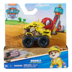 Patrula catelusilor pup squad racers rescue wheels vehicul metalic Rubble scara 1:55 - Publisol.ro