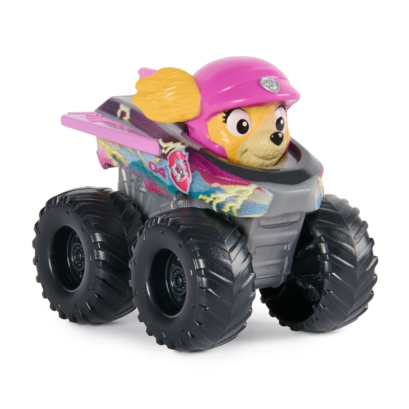 Patrula catelusilor pup squad racers rescue wheels vehicul metalic Skye scara 1:55 - Publisol.ro