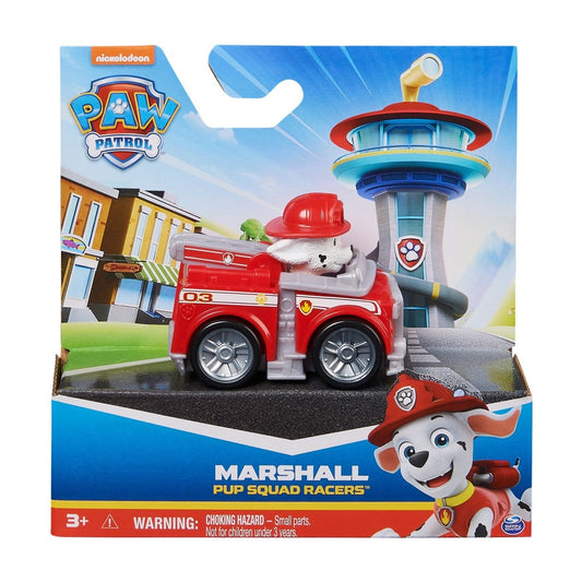 Patrula catelusilor pup squad racers vehicul cu figurina Marshall - Publisol.ro