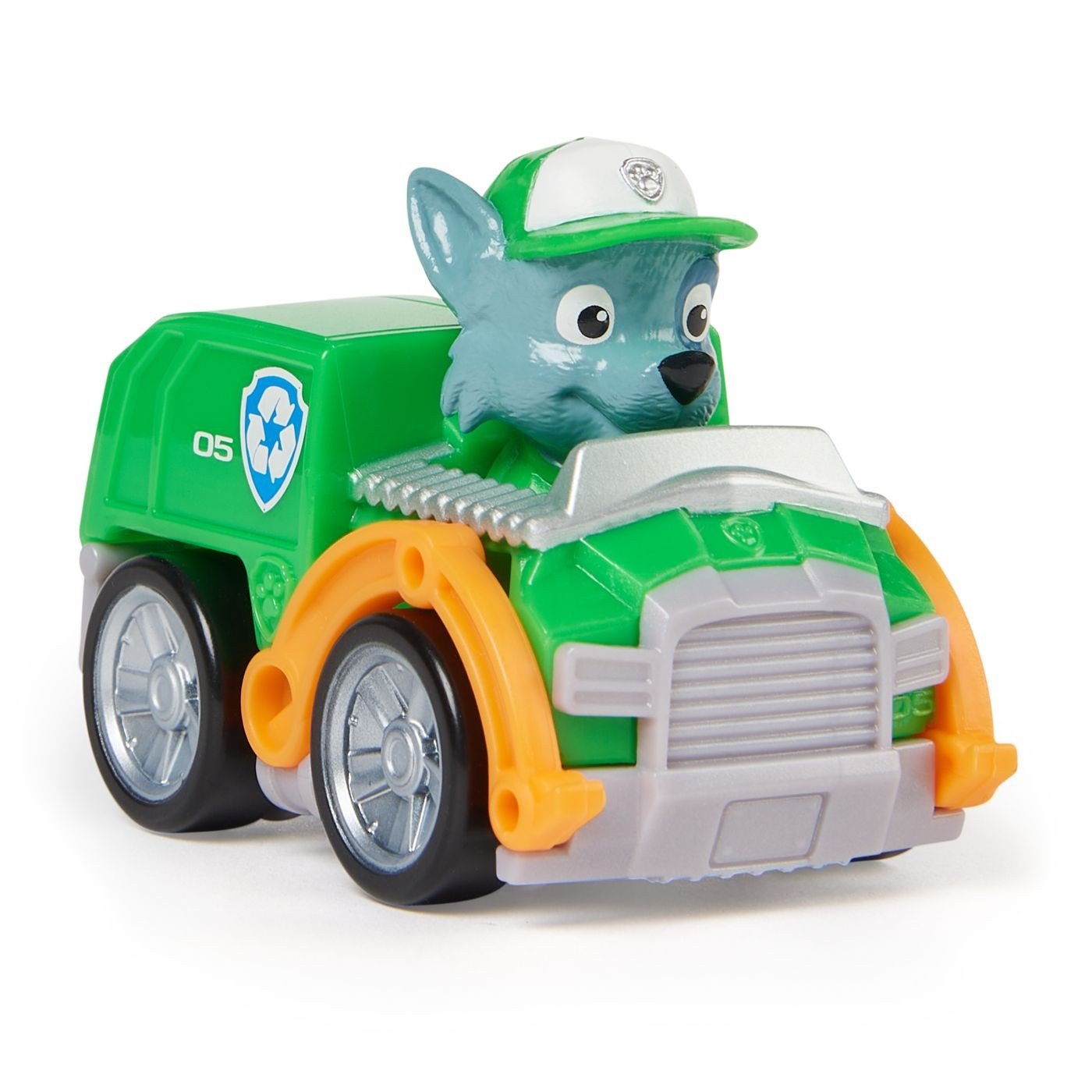 Patrula catelusilor pup squad racers vehicul cu figurina Rocky - Publisol.ro