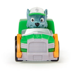 Patrula catelusilor pup squad racers vehicul cu figurina Rocky - Publisol.ro