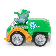 Patrula catelusilor pup squad racers vehicul cu figurina Rocky - Publisol.ro