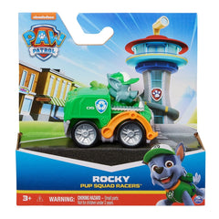 Patrula catelusilor pup squad racers vehicul cu figurina Rocky - Publisol.ro