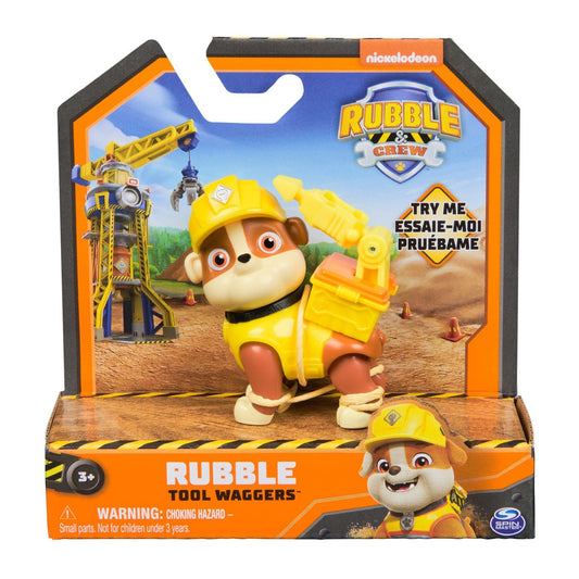 Patrula catelusilor rubble and crew figurina rubble 5cm, Spin Master - Publisol.ro