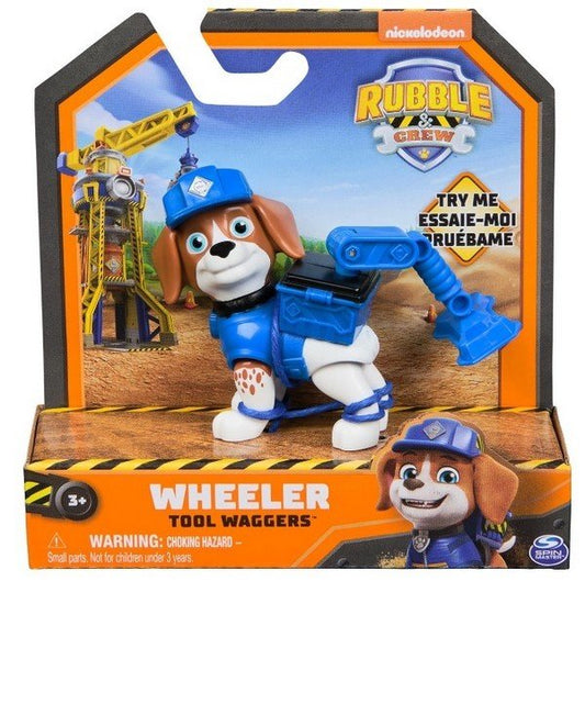 Patrula catelusilor rubble and crew figurina wheeler 5cm, Spin Master - Publisol.ro