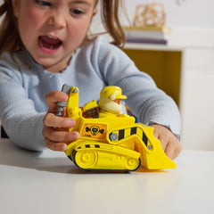 Patrula catelusilor set vehicul de baza buldozer si figurina Rubble - Publisol.ro