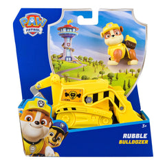 Patrula catelusilor set vehicul de baza buldozer si figurina Rubble - Publisol.ro