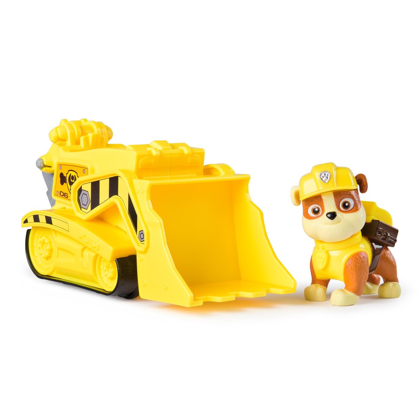 Patrula catelusilor set vehicul de baza buldozer si figurina Rubble - Publisol.ro