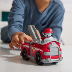 Patrula catelusilor set vehicul de baza masina de pompieri si figurina Marshall - Publisol.ro