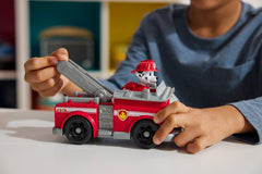 Patrula catelusilor set vehicul de baza masina de pompieri si figurina Marshall - Publisol.ro