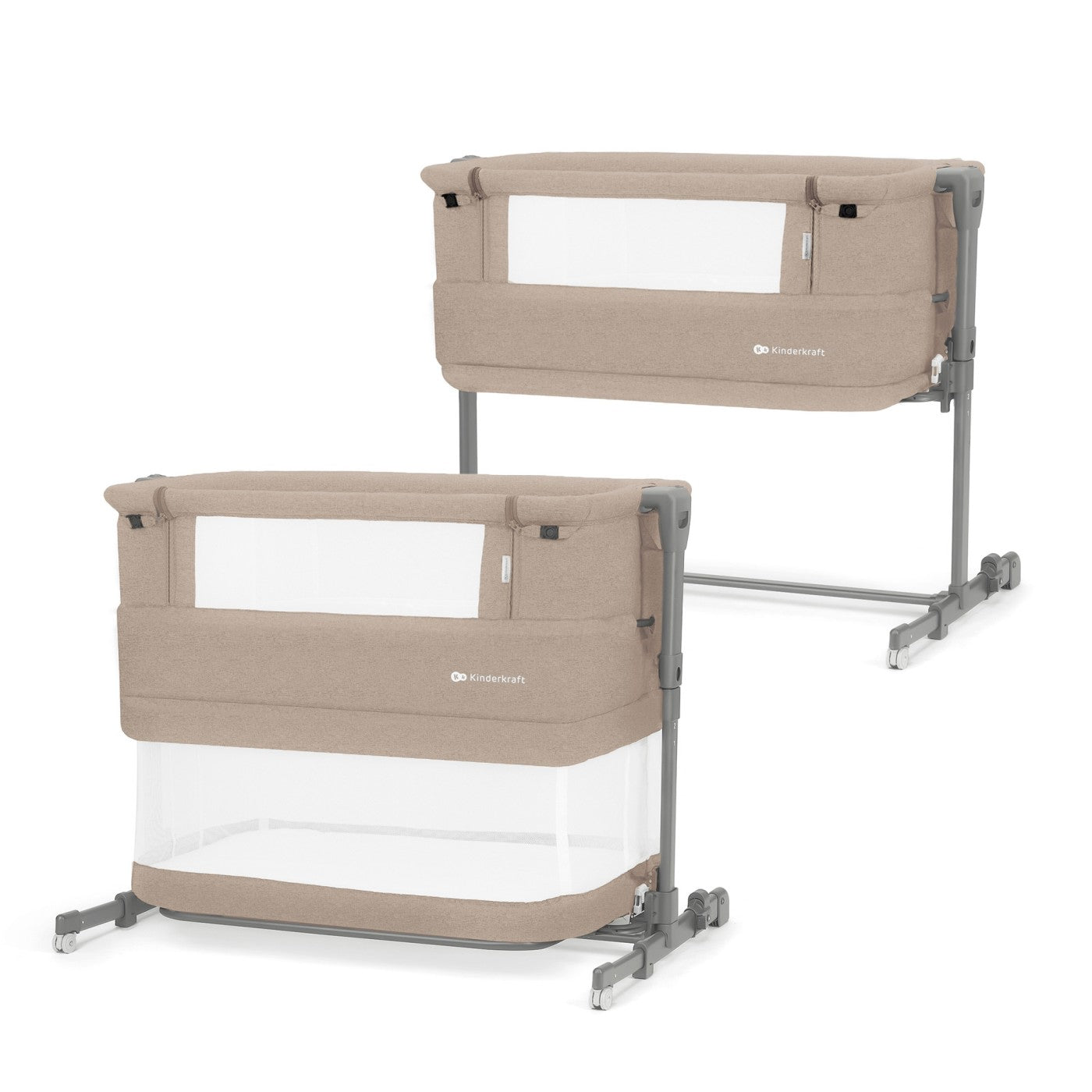 Patut co - sleeper Kinderkraft neste grow, bej - Publisol.ro