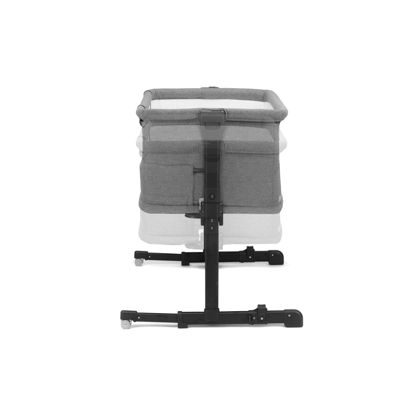 Patut co - sleeper Kinderkraft neste grow, gri inchis - Publisol.ro