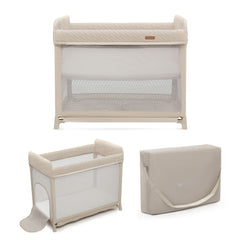 Patut de calatorie Kinderkraft moon dream, beige - Publisol.ro