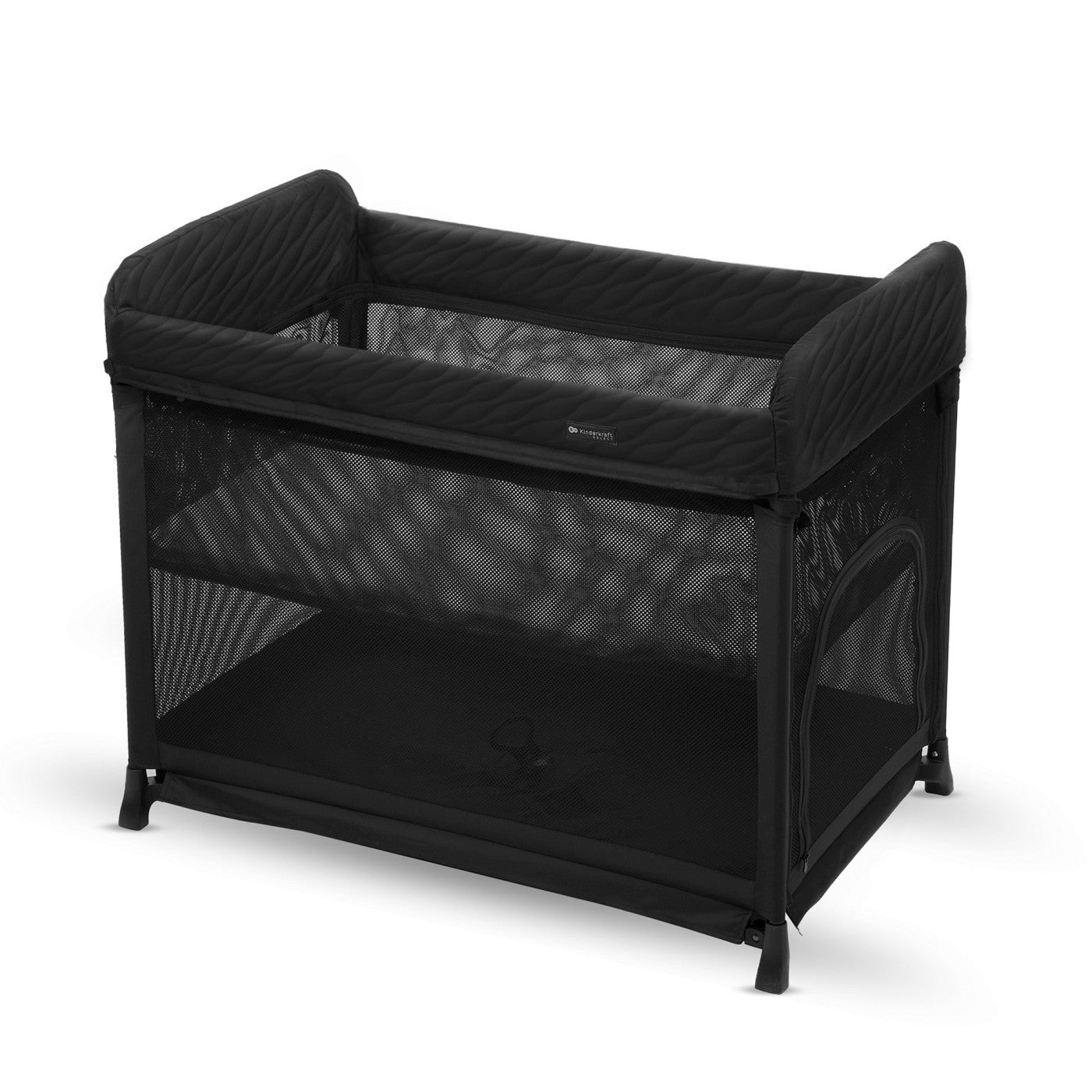 Patut de calatorie Kinderkraft moon dream, black - Publisol.ro