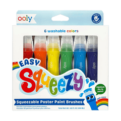 Pensule cu vopsea lichida Easy Squeezy - Set de 6 - Ooly - Publisol.ro