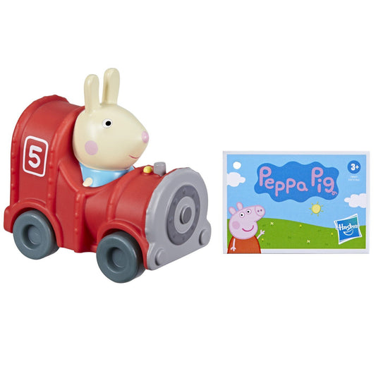 Peppa pig masinuta buggy locomotiva si figurina iepurasul rebecca , Hasbro - Publisol.ro