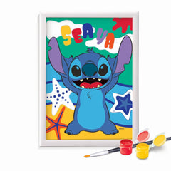 Picteaza si inrameaza Disney Stitch - Publisol.ro