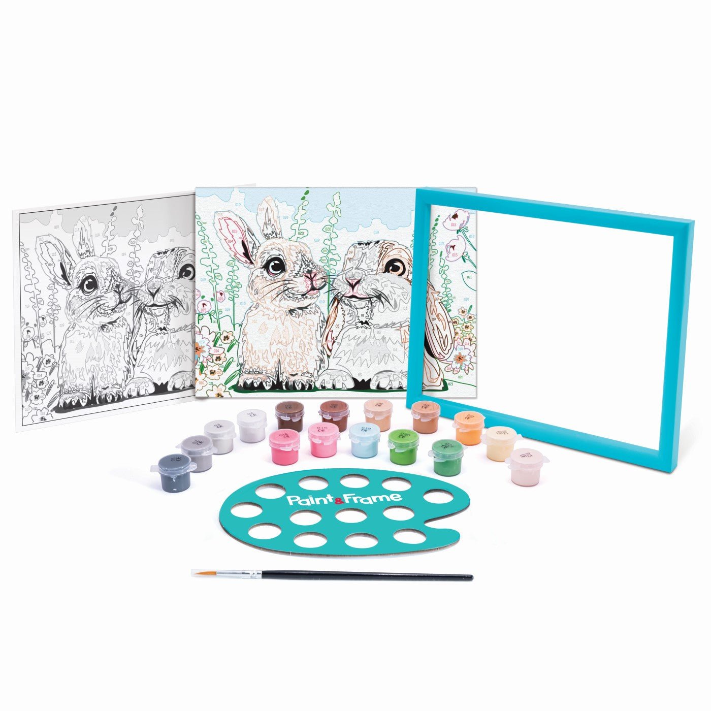 Picteaza si inrameaza iepurasii draguti - Publisol.ro