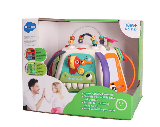 Piramida bebe cu activitati, Jucarii Bebe - Publisol.ro