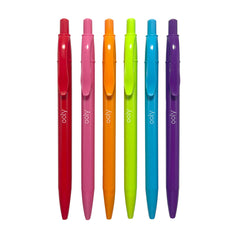 Pixuri colorate retractabile Bright Writers - set de 6 - Ooly