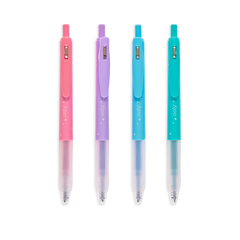 Pixuri retractabile cu gel si sclipici, Oh My Glitter!, set 4 culori - Ooly