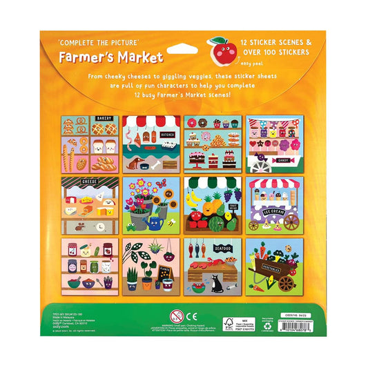 Planse cu abtibilduri - Piata fermierilor - Ooly