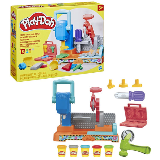 Play doh banc de lucru cu scule, Hasbro - Publisol.ro