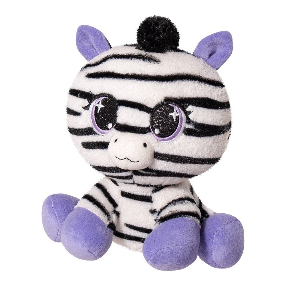 Plus pisica imprimeu zebra mov lula 25 cm - Publisol.ro