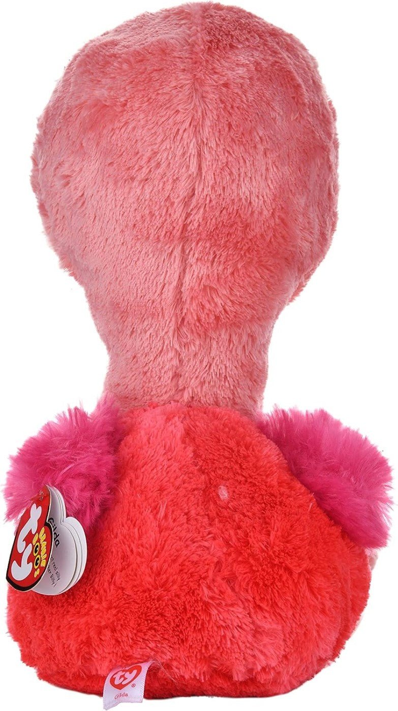 Plus TY 24 cm boos flamingo roz - Publisol.ro