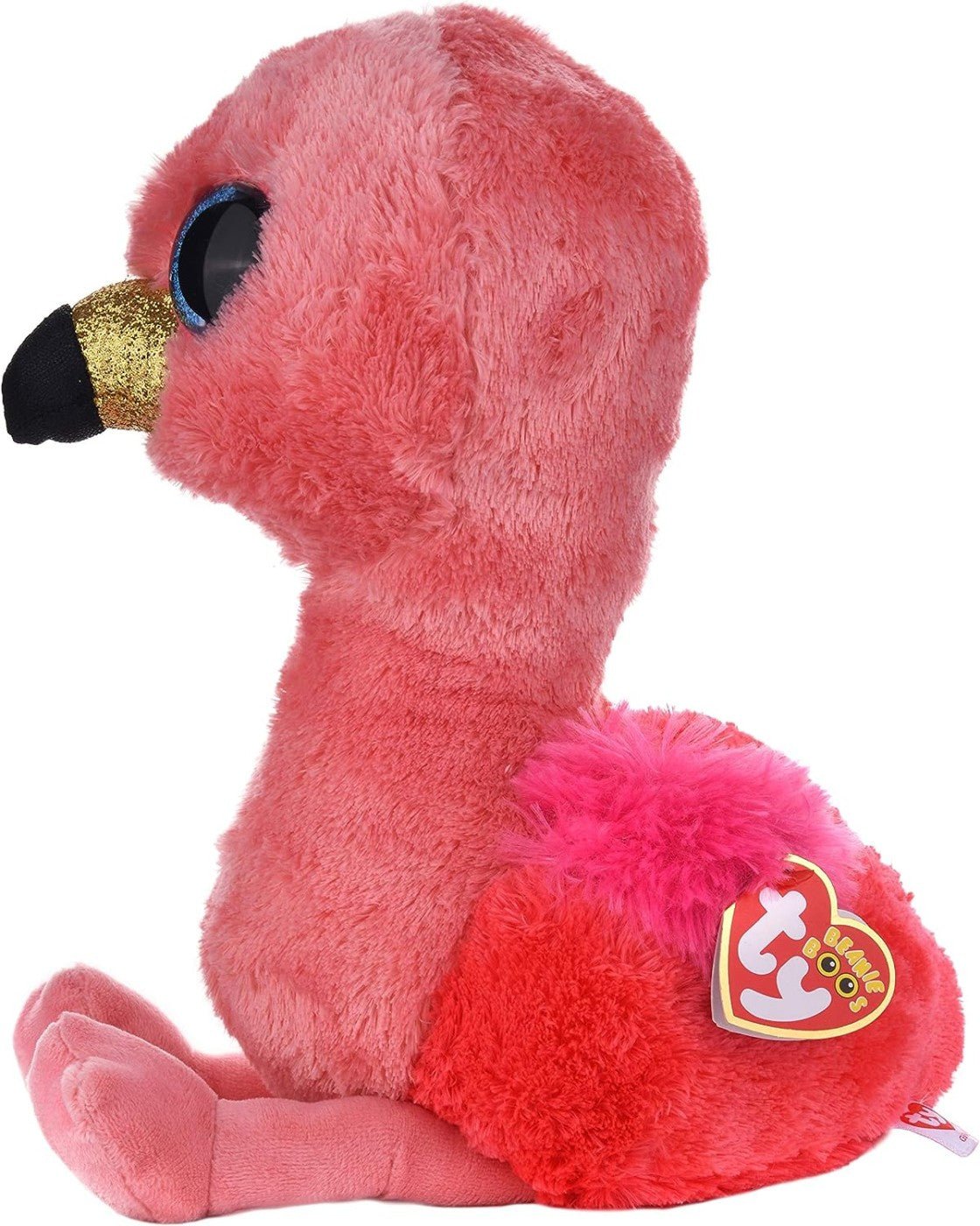 Plus TY 24 cm boos flamingo roz - Publisol.ro