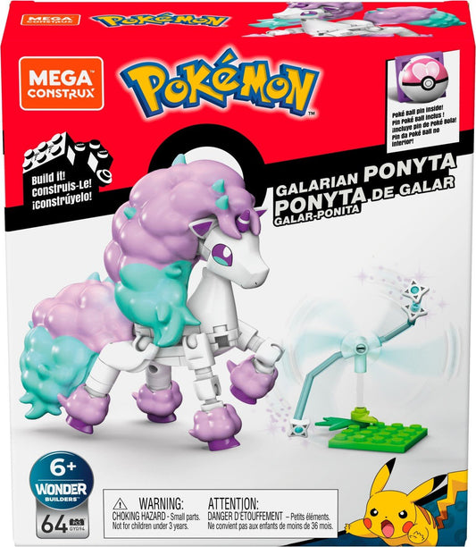 Pokemon mega construx galarian ponyta, Mattel - Publisol.ro