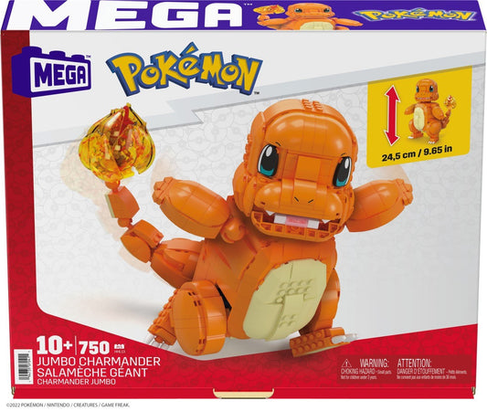 Pokemon mega construx jumbo charmander salameche, Mattel - Publisol.ro
