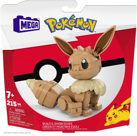 Pokemon mega construx set de constructie eevee, Mattel - Publisol.ro