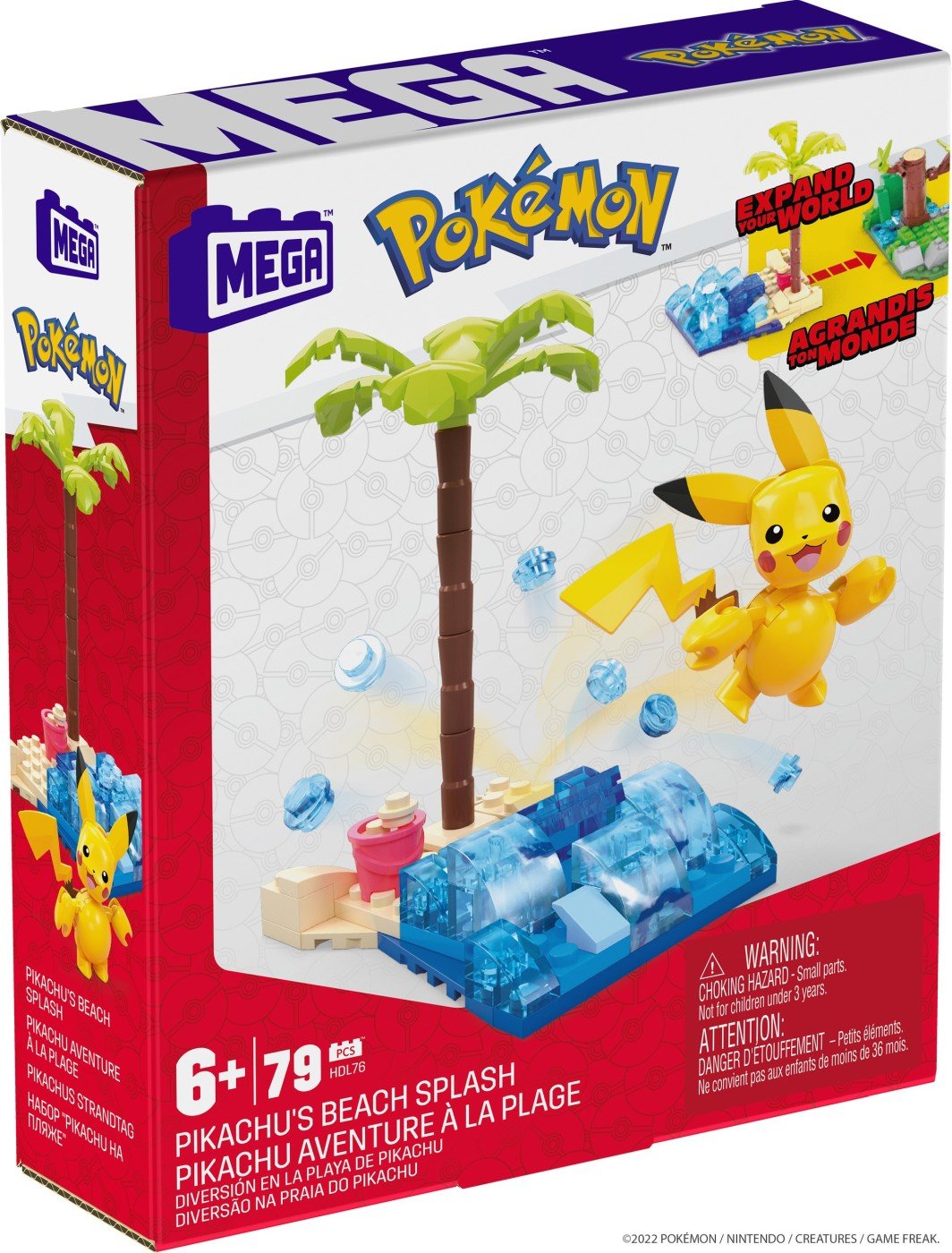 Pokemon mega set de constructie plaja lui pikachu - Publisol.ro