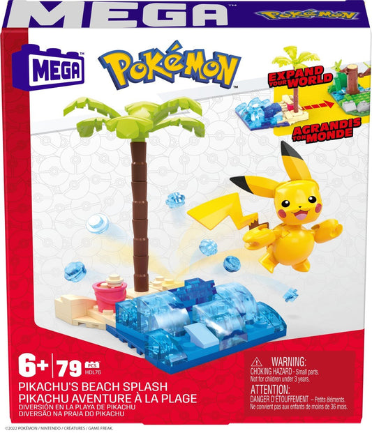 Pokemon mega set de constructie plaja lui pikachu - Publisol.ro