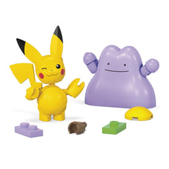 Pokemon mega set doua bile ditto si pikachu 42 piese - Publisol.ro