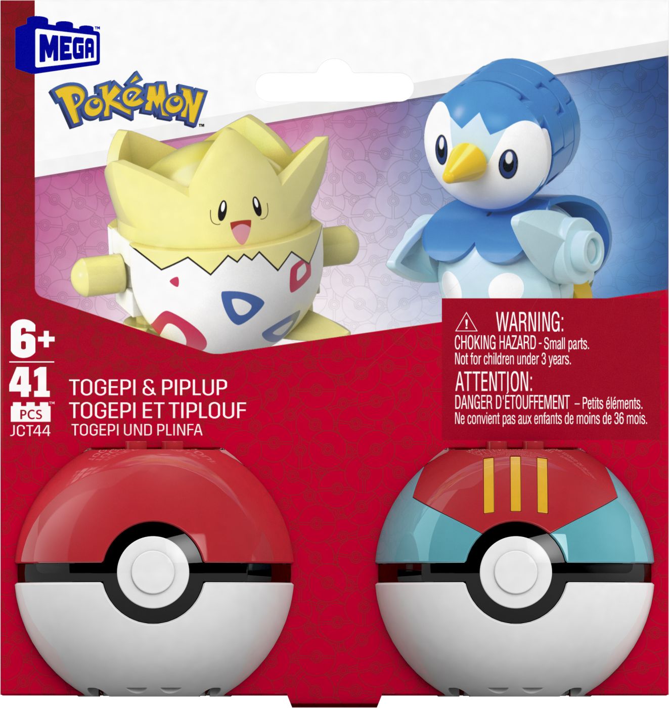 Pokemon mega set doua bile togepi si piplup 41 piese - Publisol.ro