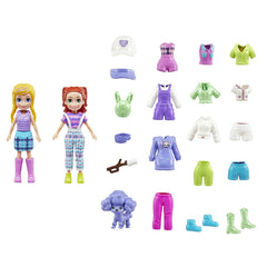 Polly pocket set 2 papusi si accesorii 27 piese - Publisol.ro